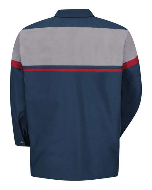 Red Kap Men's Tall Performance Tech Long Sleeve Shirt SP14ACT