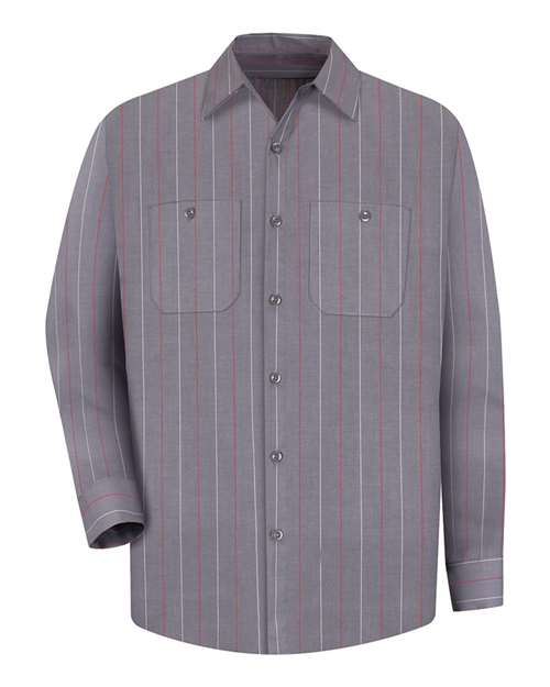 Red Kap Men's Tall Industrial Long Sleeve Work Shirt SP14T