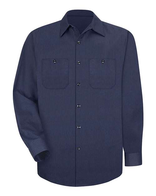 Red Kap Men's Tall Industrial Long Sleeve Work Shirt SP14T