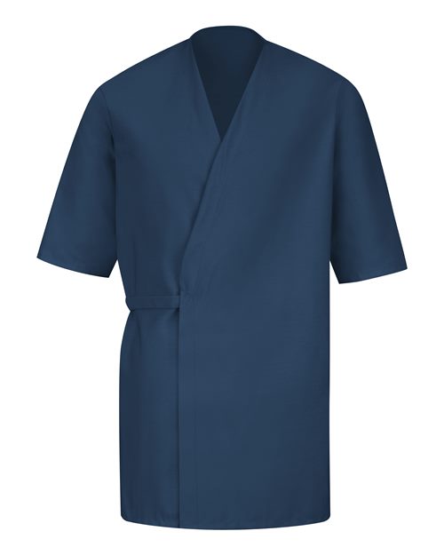 Red Kap Men's Collarless Poplin Butcher Wrap WP18