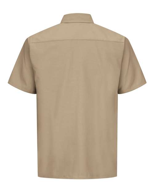 Red Kap Men's Tall Ripstop Short Sleeve Work Shirt SY60T