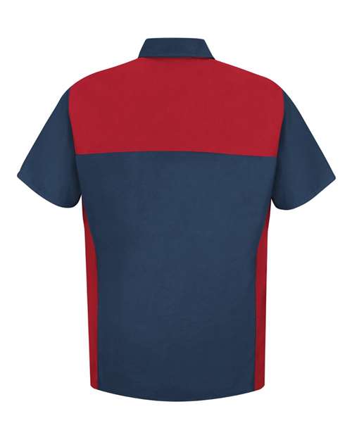 Red Kap Men's Tall Short Sleeve Motorsports Shirt SP28T