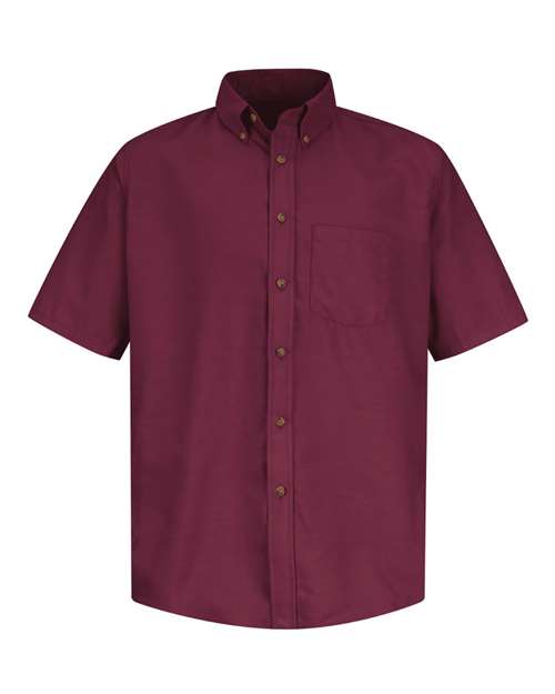 Red Kap Men's Tall Poplin Short Sleeve Dress Shirt SP80T
