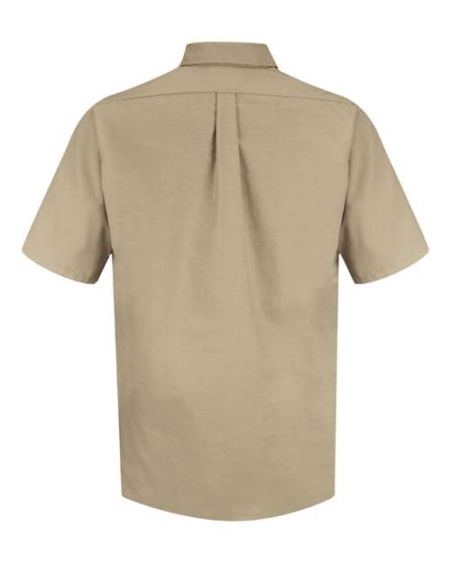 Red Kap Men's Tall Poplin Short Sleeve Dress Shirt SP80T