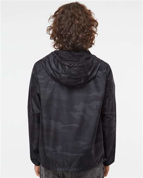 Independent Trading Co. Unisex Lightweight Quarter-Zip Windbreaker Pullover Jacket EXP54LWP
