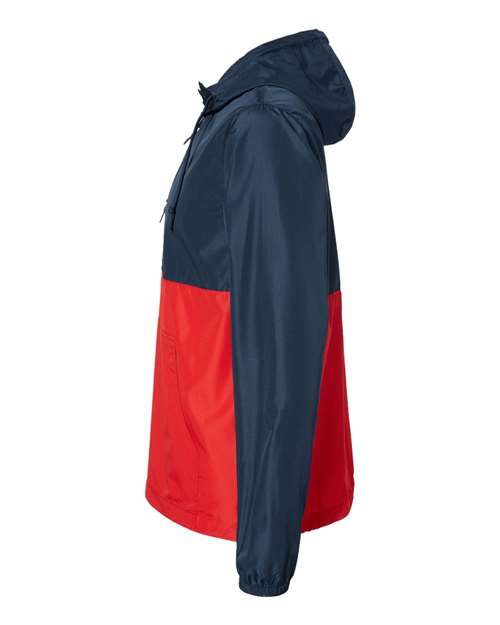 Independent Trading Co. Unisex Lightweight Quarter-Zip Windbreaker Pullover Jacket EXP54LWP