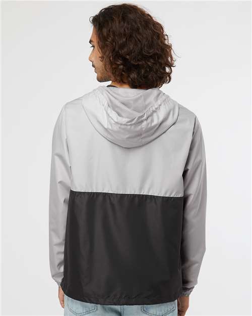 Independent Trading Co. Unisex Lightweight Quarter-Zip Windbreaker Pullover Jacket EXP54LWP