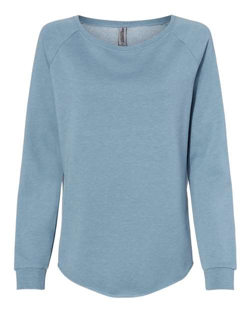 Independent Trading Co. Women's California Wave Wash Crewneck Sweatshirt PRM2000