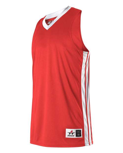 Alleson Athletic Youth Single Ply Basketball Jersey 538JY