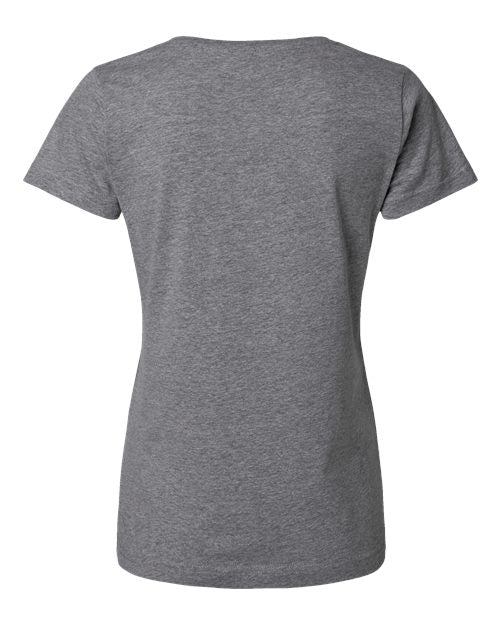 LAT Women's Fine Jersey V-Neck Tee 3507