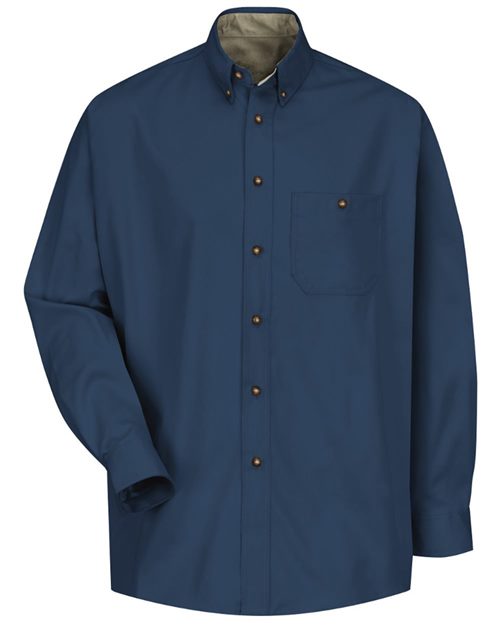 Red Kap Men's Cotton Contrast Dress Shirt SC74