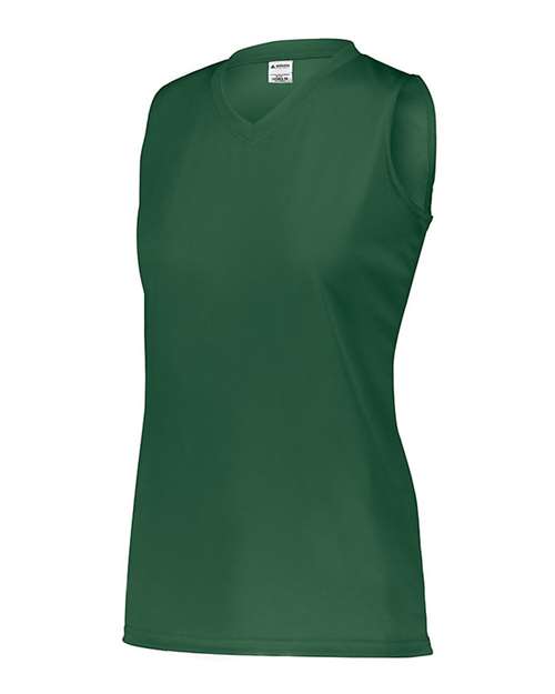 Augusta Sportswear Girls' Sleeveless Wicking Attain Jersey 4795