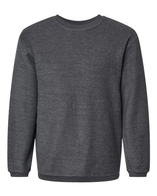 MV Sport Unisex Corded Crewneck Sweatshirt 19179