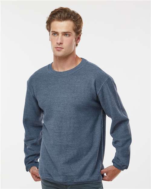 MV Sport Unisex Corded Crewneck Sweatshirt 19179