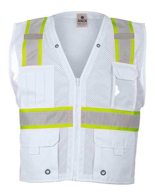 Kishigo Unisex EV Series® Enhanced Visibility Multi-Pocket Mesh Vest B100-111