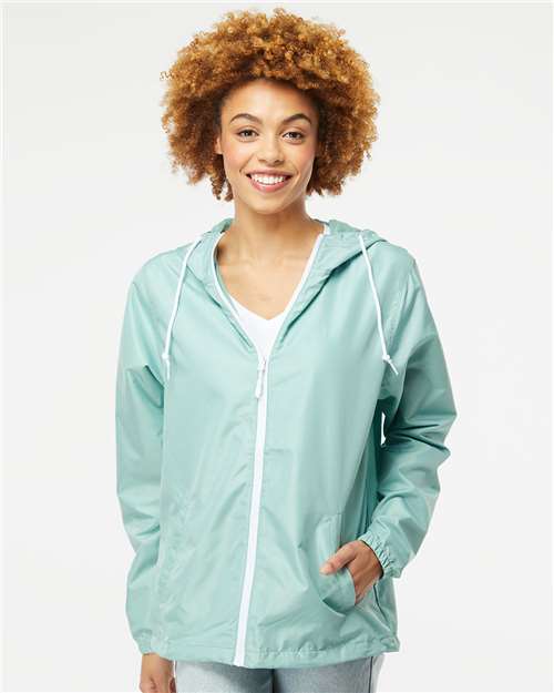 Independent Trading Co. Men's Lightweight Windbreaker Full-Zip Jacket EXP54LWZ