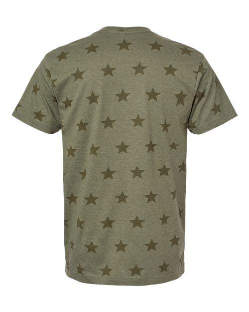 Code Five Unisex Star Print Tee 3929