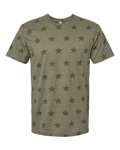 Code Five Unisex Star Print Tee 3929