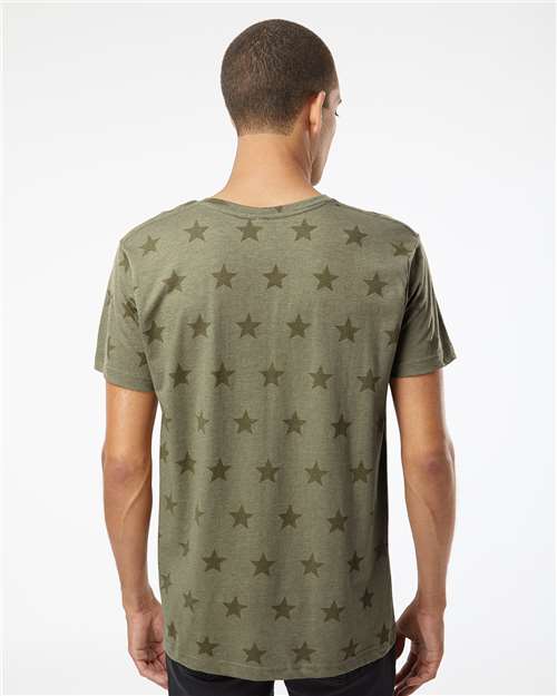 Code Five Unisex Star Print Tee 3929