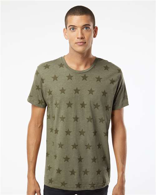 Code Five Unisex Star Print Tee 3929