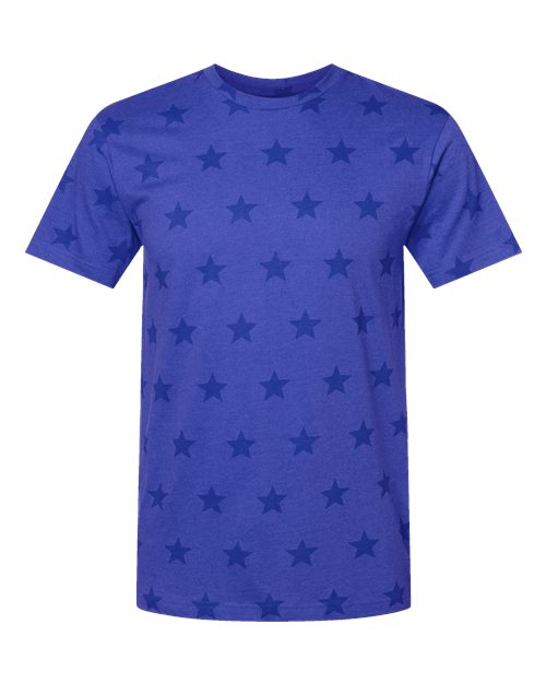 Code Five Unisex Star Print Tee 3929