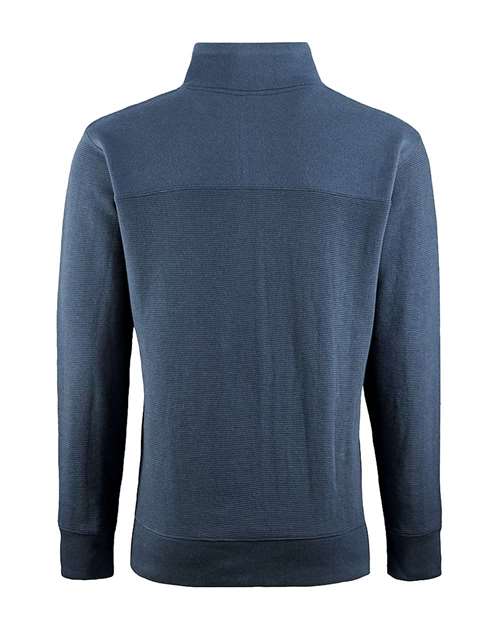 J. America Men's Ripple Fleece Snap Sweatshirt 8708