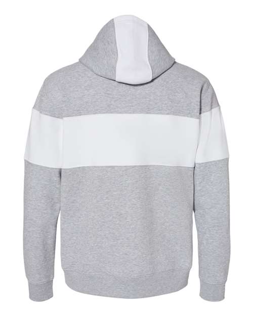J. America Men's Varsity Fleece Colorblocked Hooded Sweatshirt 8644