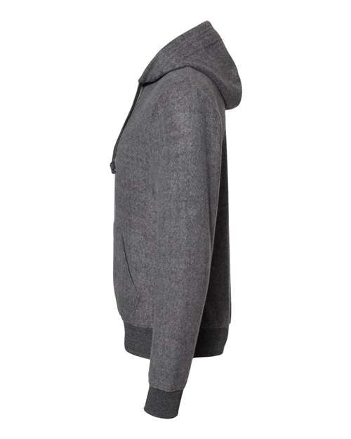 J. America Men's Flip Side Fleece Hooded Sweatshirt 8709