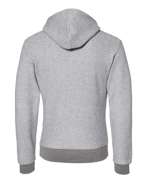J. America Men's Flip Side Fleece Hooded Sweatshirt 8709