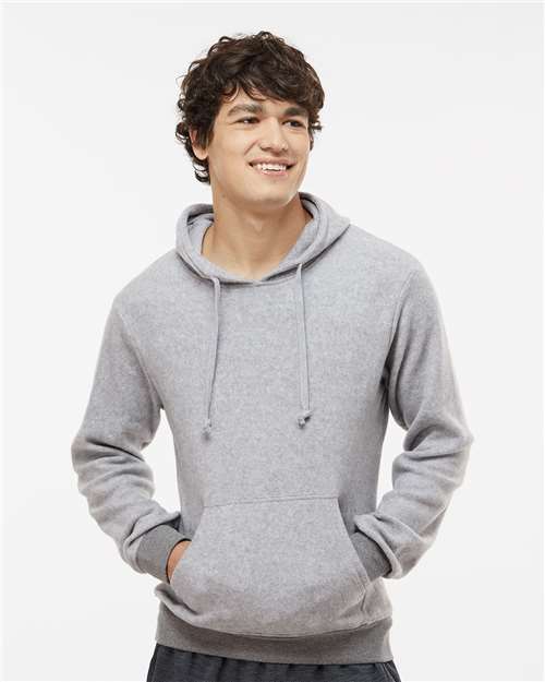 J. America Men's Flip Side Fleece Hooded Sweatshirt 8709