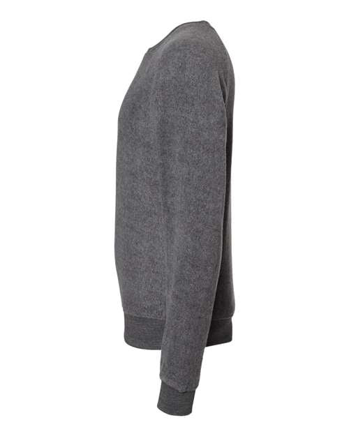 J. America Unisex Flip Side Fleece Crewneck Sweatshirt 8710