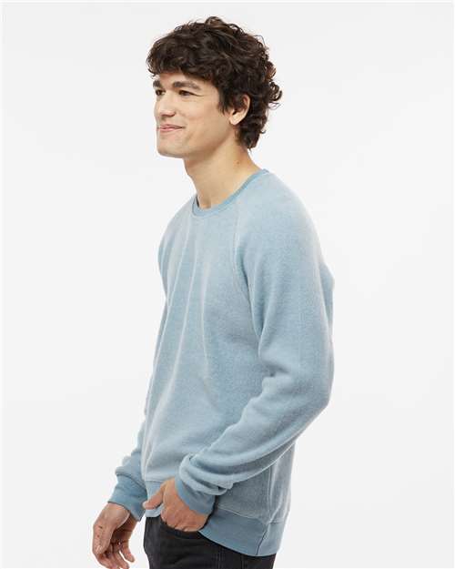 J. America Unisex Flip Side Fleece Crewneck Sweatshirt 8710