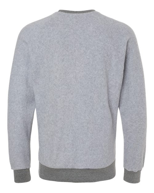 J. America Unisex Flip Side Fleece Crewneck Sweatshirt 8710