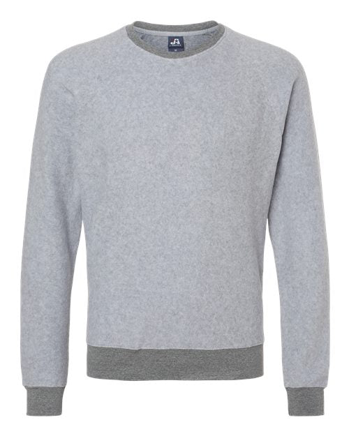 J. America Unisex Flip Side Fleece Crewneck Sweatshirt 8710