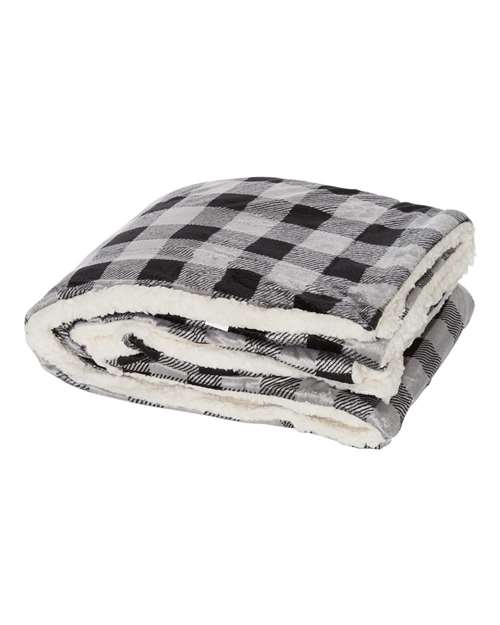 Alpine Fleece Micro Mink Sherpa Blanket 8712