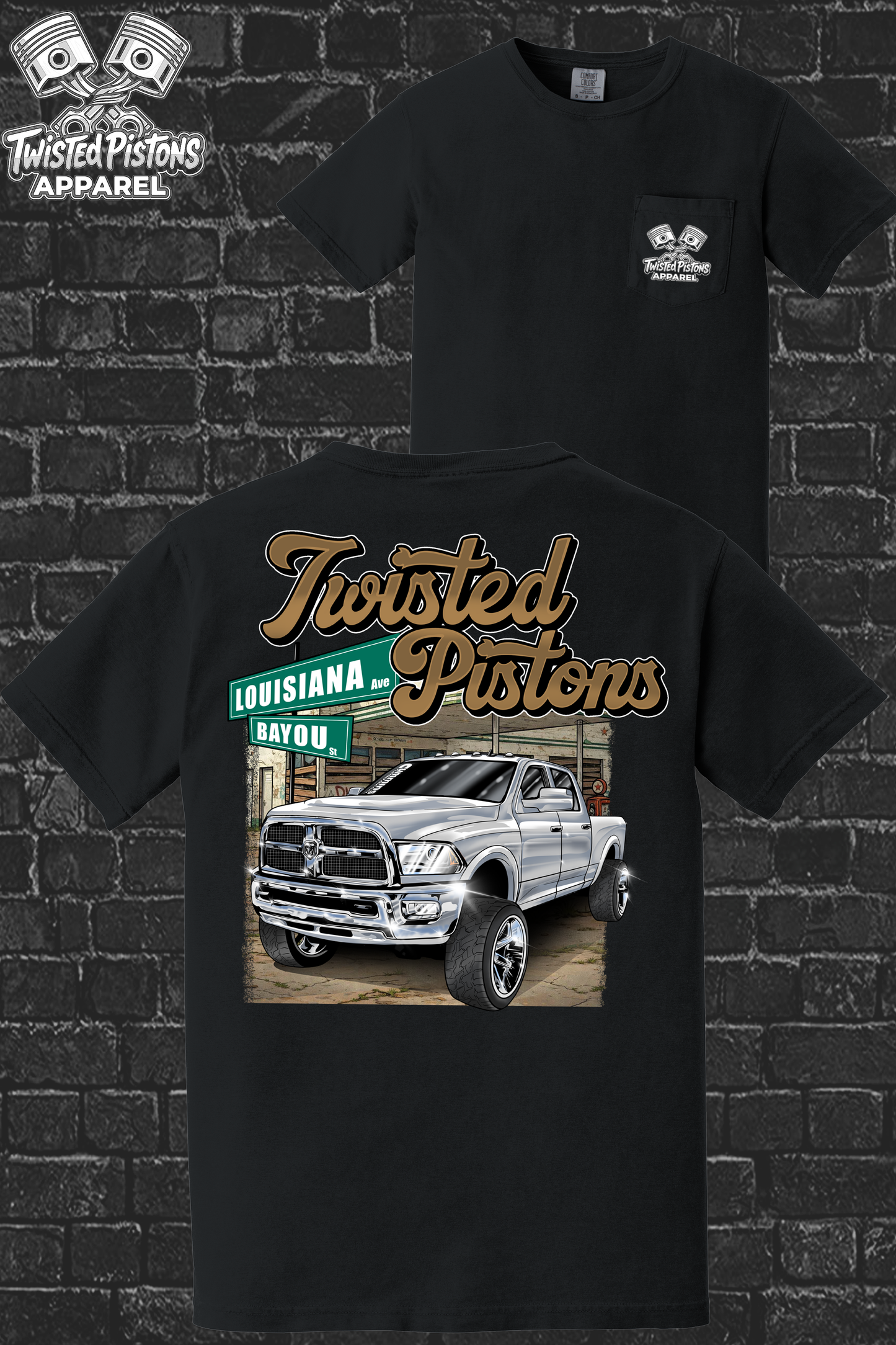 Bayou Boulevard Pocket Tee