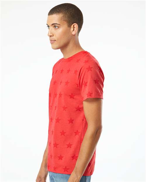 Code Five Unisex Star Print Tee 3929
