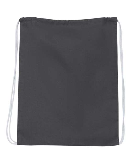 Q-Tees Economical Cotton Drawstring Bag Q4500
