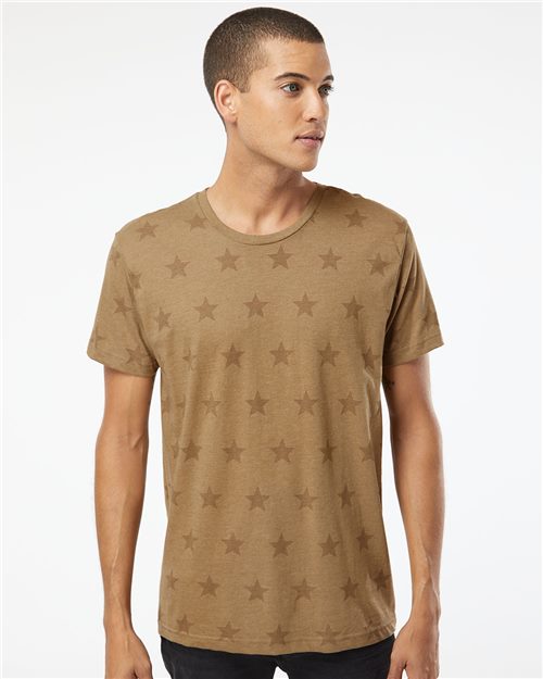 Code Five Unisex Star Print Tee 3929