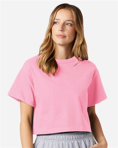 Champion Women's Heritage Jersey Crop T-Shirt T453W