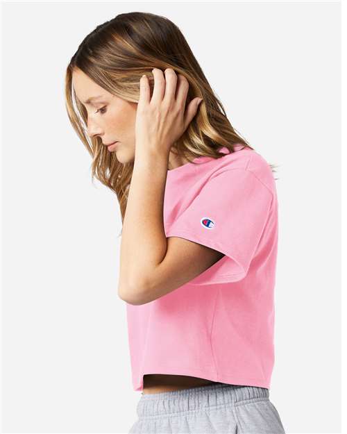 Champion Women's Heritage Jersey Crop T-Shirt T453W