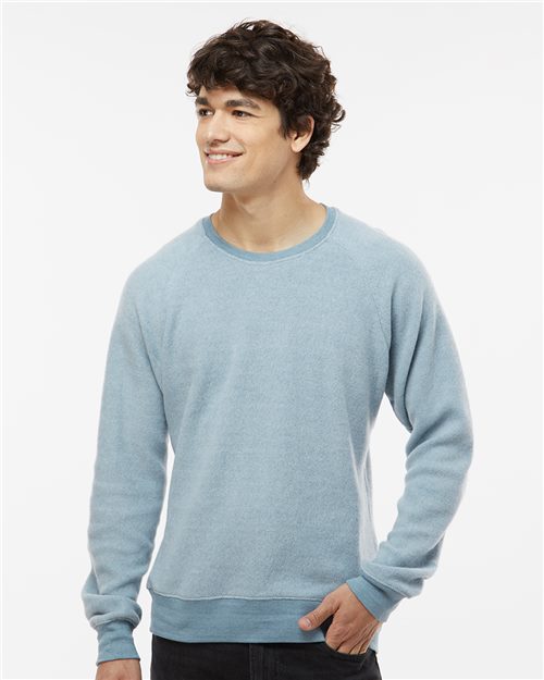 J. America Unisex Flip Side Fleece Crewneck Sweatshirt 8710