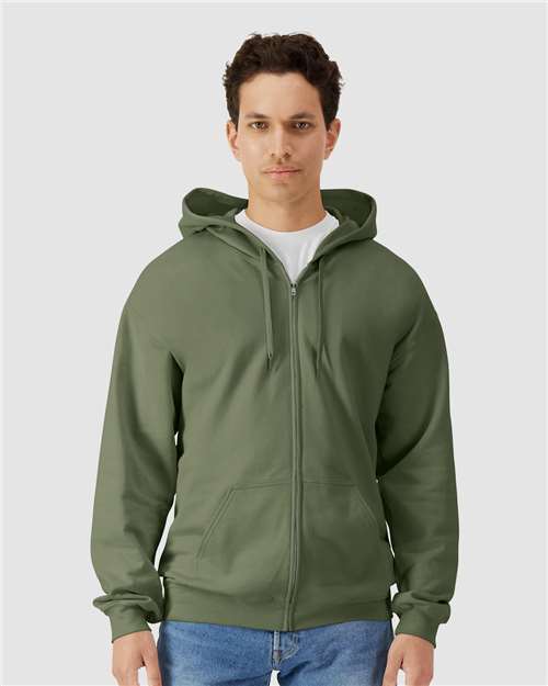 Gildan Unisex Softstyle® Midweight Full-Zip Hooded Sweatshirt SF600