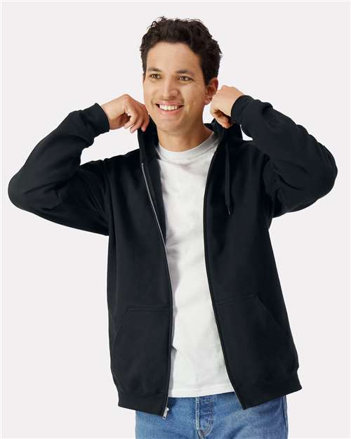 Gildan Unisex Softstyle® Midweight Full-Zip Hooded Sweatshirt SF600