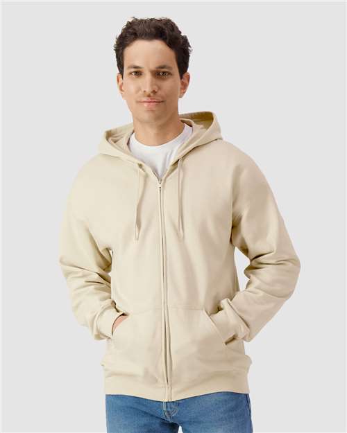 Gildan Unisex Softstyle® Midweight Full-Zip Hooded Sweatshirt SF600