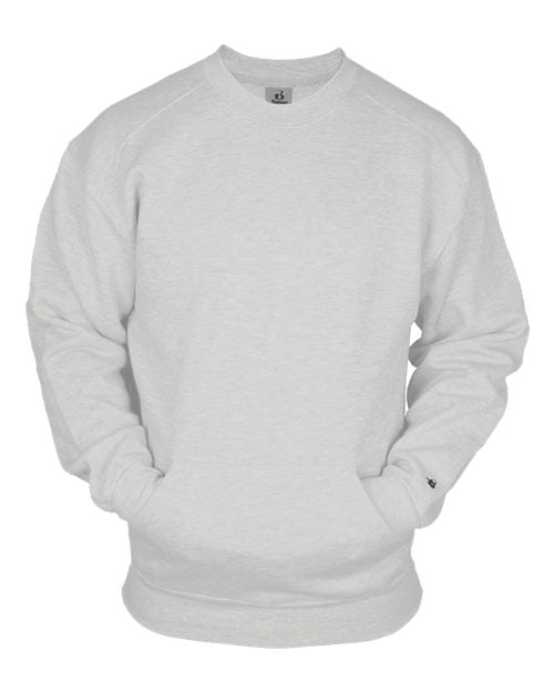 Badger Unisex Pocket Crewneck Sweatshirt 1252