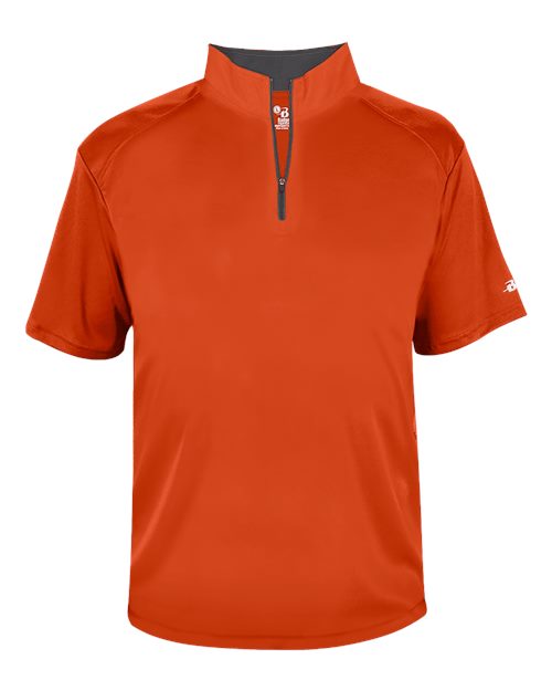 Badger Men's B-Core Short Sleeve Quarter-Zip 4199