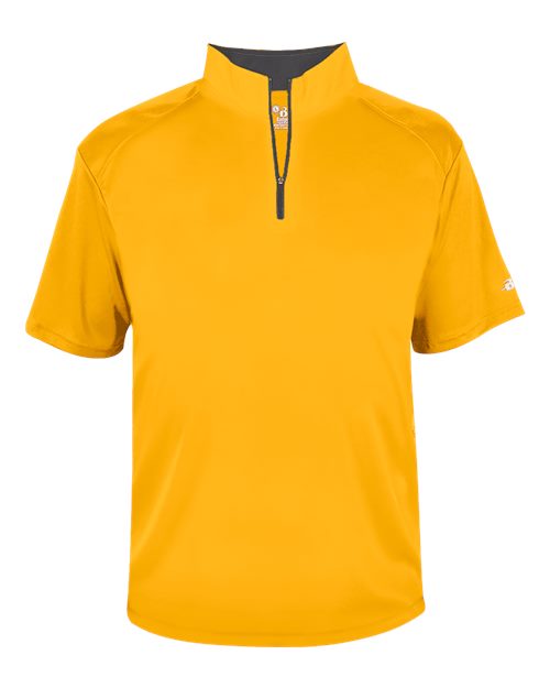 Badger Men's B-Core Short Sleeve Quarter-Zip 4199