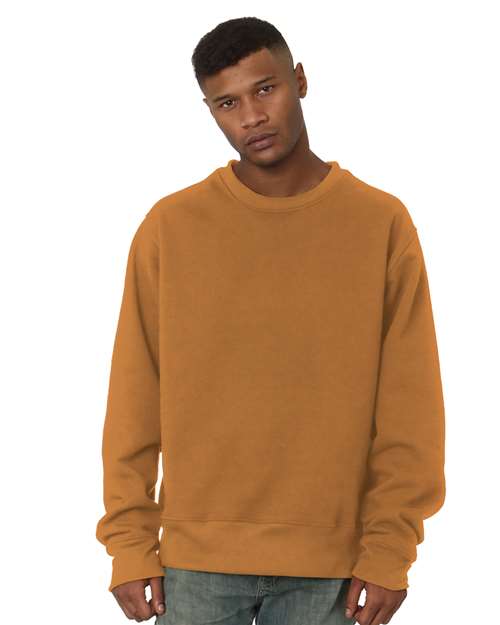 Bayside Unisex USA-Made Super Heavy Oversized Crewneck Sweatshirt 4025