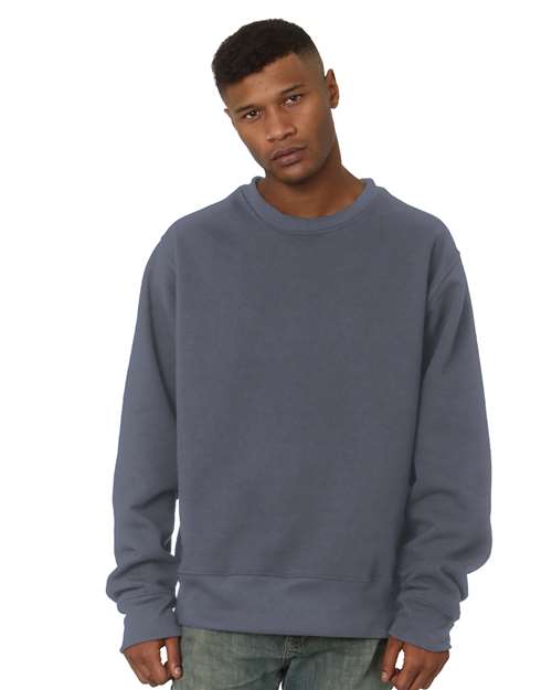 Bayside Unisex USA-Made Super Heavy Oversized Crewneck Sweatshirt 4025